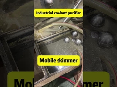 Separador de aceite de refrigerante CNC eficiente Fluido de corte grande y polvo de eliminación de aceite