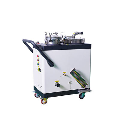 Máquina de limpieza de depósito de líquidos de tipo continuo equipada con diversos accesorios de limpieza