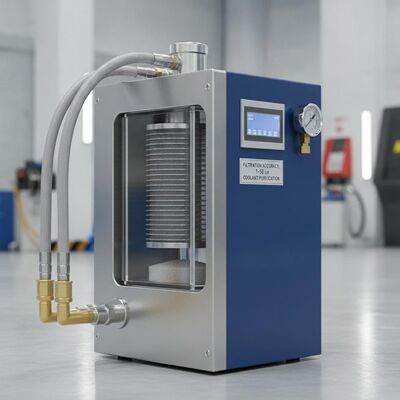 Filtración 0.3 mm Filtro de refrigerante de máquina con precisión de filtración de 1 a 50 micras que garantiza la purificación del refrigerante